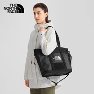 The North Face北面男女同款17升LOGO款单肩斜挎包托特包3KZU KY4黑色