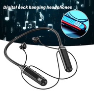Magnetic Wireless Neck Neckband Earphones IPX5 Waterproof Sports Headphones for Gym
