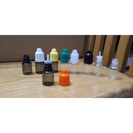[10 Bottles] 5ml 10ml Plastic In Various Colors Of juice Bottles, Ink Bottles