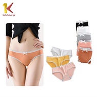 Satu Keluarga Celana Dalam Wanita P82 Sempak CD Wanita Sexy Katun Pita Garis Hitam / Underwear Wanit