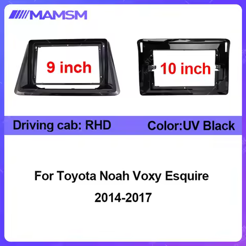 For Toyota Noah Voxy Esquire 2014-2017 RHD Car Radio Plastic Fascia Panel Dashboard Frame Installati