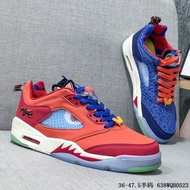AJ5 generation low-top retro casual culture colored mandarin duck charity basketball shoes&&*&