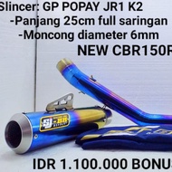 Knalpot racing Honda cbr150/cb150r sj88 sj 88 sj-88 sj_88