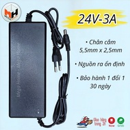 24V3A power supply for 5.5mm x 2.5mm plug thermal printer, 24V3A universal adapter