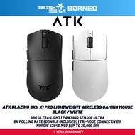 ATK BLAZING SKY X1 Pro Lightweight Wireless Gaming Mouse - Black / White