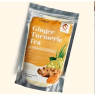 ♞,♘,♙,♟Healthy Line/ Sague Ginger Turmeric Tea with Calamansi &amp; Lemongrass Stevia/ 350grams/ Vitami