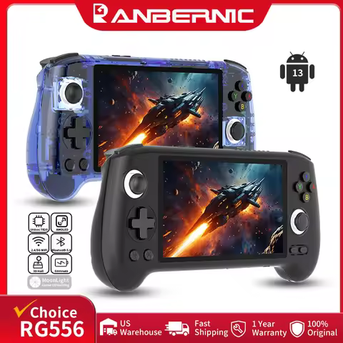 Anbernic RG556 Retro Handheld Games Console 5.48" AMOLED 1080*1920 Screen Android Video Gaming Playe