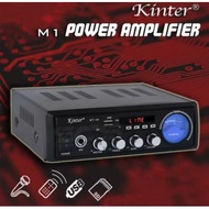 Kinter M1 HiFi Stereo MIC USB SD MP3 / AC DC KARAOKE AMPLIFIER / One Mic Input Karaoke Amplifier / Amplifier Digital