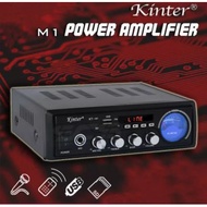 Kinter M1 HiFi Stereo MIC USB SD MP3 / AC DC KARAOKE AMPLIFIER / One Mic Input Karaoke Amplifier / A
