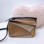 Loewe puzzle 棕色幾何包