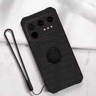 Black Metal Magnetic Phone Holder Soft TPU Protective Phone Case For IIIF150 Raptor  With  Wrist Str