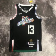 23/24賽季 Clippers City Edition NBA #13 GEORGE 男裝球衣