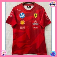 2025-26 Scuderia Fe-R-RA-ri F1 Team Shirt Red S-5XL