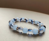 【送禮首選】灰紫玉髓圓珠手鍊