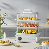 全城热卖 - 小熊電蒸鍋｜家用三層大容量蒸鍋｜多功能蒸籠｜蒸煮一體鍋｜304不鏽鋼蒸鍋｜聚能大蒸汽｜智能定時電蒸鍋｜防乾燒電蒸鍋｜多層蒸煮鍋｜家用蒸菜機