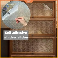 3D Retro Style Begonia Bedroom Living Room Cabinet Balcony Toilet Privacy Transparent Opaque Glass S