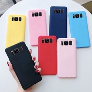 สำหรับSamsung Galaxy S7/S7 Edge/S8/S8 Plus/S9/S9 PlusลูกอมซิลิโคนJellyสีเคสโทรศัพท์