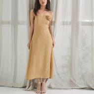 (ส่ง 20 ม.ค.) Tangerines - Peony slip dress ชุดเดรส ออกงาน