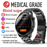 2025 X1AOM1  New Blood Sugar Smartwatch 1.39 -inch 360*360 HD Touch Large Screen ECG Smart Watch Mon