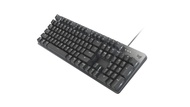 Logitech K845 Mechanical Illuminated Keyboard, Strong Adjustable Tilt Legs, Full Size, Aluminum Top 