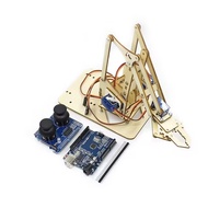 Acrylic Robotic Arm Robot Juvenile Children DIY 4 Freedom Robotic Arm UNO Maker Electronic Productio