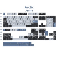 GMK Keycaps Clone Arctic WOB Cherry Profile Doubleshot ABS Keycaps สําหรับแป้นพิมพ์ MX Mechanicla