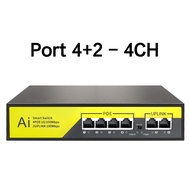 XIHANCAM Network Switch Hub 8 Port POE Switch Desktop Ethernet Splitter Hub Switch POE CCTV RJ45