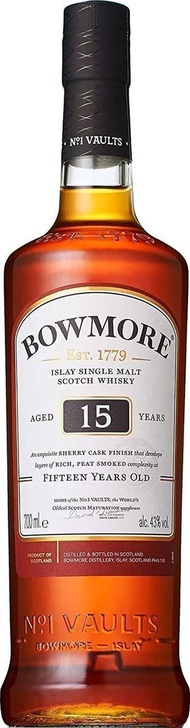 波摩 - Bowmore 15 Years Single Malt Whisky 瓶裝 700ml