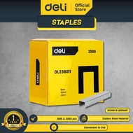 Deli Tools Isi Ulang Staples Tembak / Stapler Gun Tacker Refill D I Type Berbagai Ukuran 2000pcs DL2