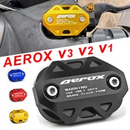 For AEROX v3 V2 V1 AEROX155 Brake Fuel Oil Cap CNC Aluminum alloy Front Fluid Reservoir Cover Yamaha