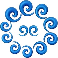 12pcs Big Gauges Spiral Ear Stretching Kit 00G-20mm Large Acrylic Spiral Set