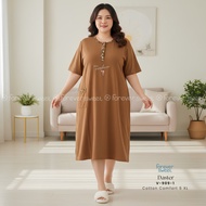Super Jumbo Daster 5XL - Short Sleeves with Active Buttons | Forever Sweet V-909-1