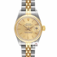 【大眾名錶】ROLEX 勞力士 69173 Datejust 蠔式女錶 金面T柱 錶徑26mm自動上鍊 大眾名錶B925