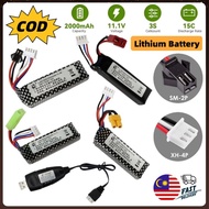COD 11.1V Rc Rechargeable SM-4 Pin Lithium Battery Accessory Charger Electric Toy 7.4V Li-ion Bateri