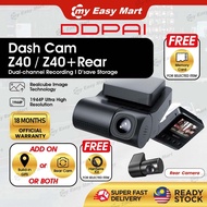 DDPAI Dash Cam Z40 1944P Full HD GPS Front + Rear Camera 24hrs Recording Z40 Dashcam | 18 MONTHS WAR