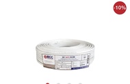 สายไฟ VAF 2 x 2.5 ตร.มม. BCC ยาว 100 เมตร สีขาว Electrical Wire VAF 2 x 2.5 sq.mm BCC Length 100 Met