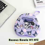 【Trend Front】 For Baseus Bowie H1 H1i Headphone Case Niche Cartoon Headset Storage Bag Casing Box