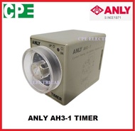 ANLY AH3-1 24VDC 10SEC 30SEC 60SEC Single Range Analogue Timer