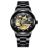 FNGEEN 6018 Mekanik Otomatis Jam Tangan Pria Luxury Stainless Steel Original Anti Air Automatic Watc
