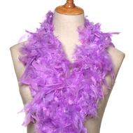 2M Fancy Dress DIY Craft Fluffy Party Decoration Cosplay Feathers Feather Boa Strip Grament Accessar