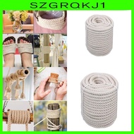 [szgrqkj1] Natural Cotton Rope Strong for Pet Toys Rope Basket Tug of War
