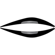 Car Headlight Headlamp Eyelids Eyebrow Cover Decorative Trim Fit for Infiniti Q50 Q50S Q60 2014-2023