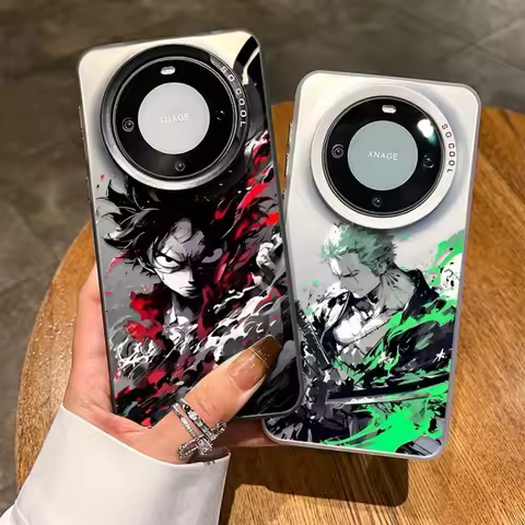 Japan Cartoon One Piece Luffy Zoro Phone Case for Huawei Mate 30 40 50 60 70 Pro Plus ONE PIECE Back