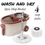 The mop easily wipes away dust. Floor mop with microfiber mop cloth