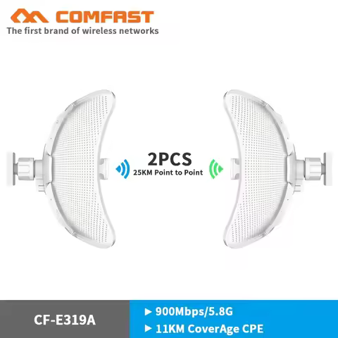 COMFAST 300~900Mbp 5.8G Outdoor wifi CPE Long range Antenna Repeater wireless bridge Access Point Si