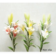 FAKE FLOWERS - SPEAKER FLOWERS MADE OF FOAM BRANCHES 3 FLOWERS 2 BUDS