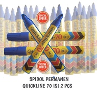 Mr DOLLAR P-3 Permanent Marker Blue Marker STATIONERY Quickline 70 Marker Pen