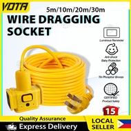 Extension Wire Heavy Duty Extension Wire 20 Meters 5/10/20M Long Extension Cord Socket