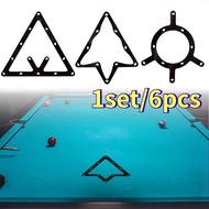 Triangle Billiard Ball Round Magic Ball Rack Sheet Billiards Plastic Rack Special for 8 & 9 Ball Tou