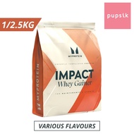 MyProtein Impact Whey Gainer, 1/2.5KG (5 Types) | Weight Gainer